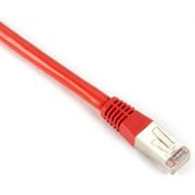 BLACKBOX-EVNSL0606MS-0007  CAT6 400-MHz, Shielded, Solid Backbone Cable (FTP), PVC, Red, 7-ft. (2.1-m)產品圖