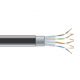 BLACKBOX-EVNSL0272BK-1000   CAT6 250-MHz Shielded, Stranded Bulk Cable (SSTP, PIMF), Black, 1000-ft. (304.8-m)