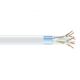 BLACKBOX-EVNSL0615A-1000  CAT6 Shielded 400-MHz Solid Bulk Cable (STP), 24 AWG, 4-Pair, 1000-ft. (304.8-m), Plenum, White產品圖