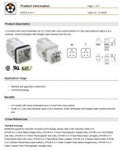 LAPP-EPIC-H-A4  連接頭 connection in combination with ÖLFLEX® cables, Screw termination with straight cable entrance from the rear產品圖