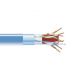 BLACKBOX-EYN770A-RL-1000  CAT6a 650-MHz F/UTP Solid Bulk Cable, PVC CMR, Blue, 1000-ft. (304.8-m)  鋁箔隔離 CAT-6a 網路線產品圖