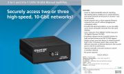 BLACKBOX-SW1031A  3-to-1 CAT6 10-GbE Manual Switch (ABCD)   3對1手動CAT6切換器產品圖