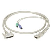 BLACKBOX-EHN382-0010  CPU/Server to ServSwitch Cable (CPU Cable), PS/2 Coax, 10-ft. (3.0-m)產品圖
