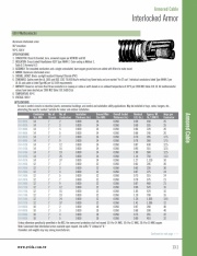 A-XLPE/Aluminum interlocked armor/PVC Armored Cable 90°C, 600 V 多芯波浪狀鋁管鎧裝控制電纜