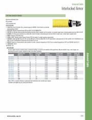 A-EPR/Aluminum interlocked armor/PVC 5KV 105°C Three Conductor Nonshielded Armored Cable  EPR/PVC 3芯耐高壓波浪狀鋁管鎧裝控制電纜產品圖