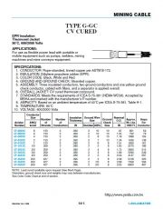 ANIXT-CV CURED Type G-GC EPR/Thermoset Jacket 90°C, 600/2000 Volts EPR橡膠熱固熔機械馬達礦場用線 (軟質移動型)