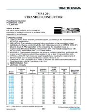 ANIXT-IMSA 20-1-Stranded TRAFFIC SIGNAL 交通號誌控制電纜 Stranded Conductor PE/PE 75°C, 600 Volt