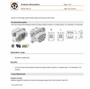 LAPP-EPIC® H-A Inserts 工業級連接器 Inserts H-EE with high contact density based on the proven H-BE series.產品圖