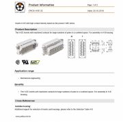 LAPP- EPIC® H-EE 32   工業級連接器 Inserts H-EE with high contact density based on the proven H-BE series.