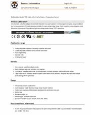 LAPP- ÖLFLEX® VFD with Signal 工業級(銅網隔離)連接線 Multible listed flexible VFD Cable with a Pair for Brake or Temperature Sensor