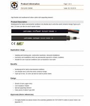 LAPP- ÖLFLEX®  CRANE  工業級(超柔移動式防水 油)起重機, 吊車等連接線 High flexible and weatherproof rubber cables with supporting element產品圖