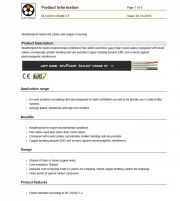 LAPP- ÖLFLEX®  CRANE CF 工業級(扁平型超柔移動式防水隔離)起重機, 吊車等連接線 Weatherproof rubber flat cables with copper screening產品圖