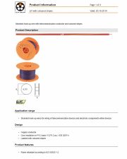 LAPP- LiY with coloured stripes 工業級單芯電子連接線 Stranded hook-up wire with telecommunication conductor and coloured stripes