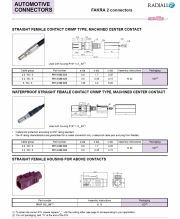 Radiall-R114 082 325 STRAIGHT FEMALE CONTACT CRIMP TYPE, MACHINED CENTER CONTACT 直線型 (母) 歐規 車用連接線