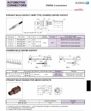 Radiall-R114 242 375 STRAIGHT MALE CONTACT CRIMP TYPE, STAMPED CENTER CONTACT 直線型 (公) 歐規 車用連接頭產品圖