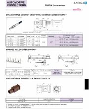 Radiall-R114 242 375 STRAIGHT MALE CONTACT CRIMP TYPE, STAMPED CENTER CONTACT 直線型 (公) 歐規 車用連接頭