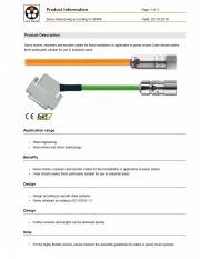 LAPP-Servo harnessing according to SEW® 伺服器控制線產品圖