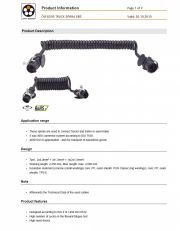 LAPP-ÖLFLEX® TRUCK SPIRAL EBS 螺旋形 牽引機; 拖拉機 EBS 連接線