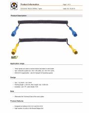 LAPP-ÖLFLEX® TRUCK SPIRAL 7-pole 螺旋形 牽引機; 拖拉機 連接線