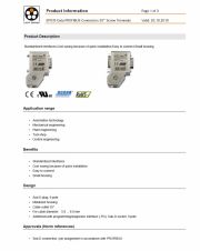 LAPP-EPIC® Data PROFIBUS Connectors 35° Screw Terminals 工業用接頭