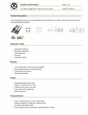 LAPP-S/A cable: straight M12 Y plug on 2x M12 socket工業級電腦連接線 4-pos. Y connector M12 on 2 x M12 socket (4-pos.)產品圖