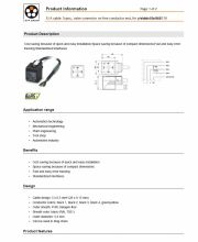 LAPP-S/A cable: 5-pos., valve connector on free conductor end, for pressure switch 工業級電腦連接線 5-pos. valve plug產品圖