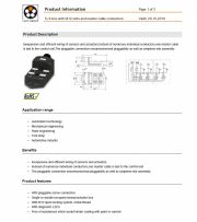 LAPP-S/A box with M12 slots and master cable 工業級電腦連接器 With pluggable screw connection產品圖