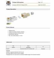 LAPP-Connector RJ45 CAT.5 Stewart SS37 工業級網路連接頭產品圖