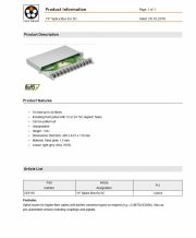 LAPP-19" Splice Box for SC 光纖收容箱 To hold up to 24 fibres