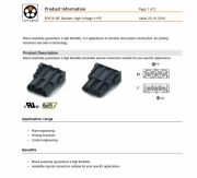 LAPP-EPIC® MC Module: High Voltage 4+PE 工業級連接器