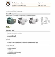 LAPP-EPIC® H-A 3 Surface Mount Base 工業用接頭 Housing in plasic or metal version. For power supply on smallest possible space