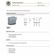 LAPP-EPIC® H-A 10 TS 工業用接頭 Small and space-saving for narrow available space產品圖