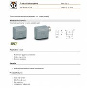 LAPP-EPIC® H-A 10 TSH 工業用接頭 Small and space-saving for narrow available space