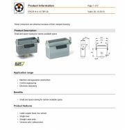 LAPP-EPIC® H-A 10 TBF-LB工業用接頭 Small and space-saving for narrow available space