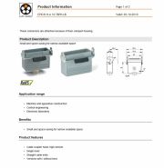 LAPP-EPIC® H-A 10 TBFH-LB 工業用接頭 Standardized interfaces; For decentralized automatization