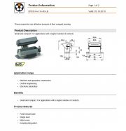 LAPP-EPIC® H-A 16 AD-LB 工業用接頭 Small and compact. For applications with a higher number of contacts