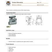 LAPP-EPIC® H-A 16 SDRL-LB 工業用接頭 Small and compact. For applications with a higher number of contacts