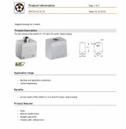 LAPP-EPIC® H-A 32 TG 工業用接頭 For two inserts of the small H-A, H-D and sTA series. Space-saving