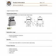 LAPP-EPIC® H-A 32 SDRL-BO 工業用接頭 For two inserts of the small H-A, H-D and sTA series. Space-saving產品圖