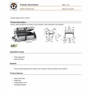 LAPP-EPIC® H-B 48 AD-LB 工業用接頭 The big, robust housing for two inserts in one connector. Power and data in one connector產品圖