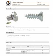 LAPP-EPIC® Fixing screws 工業用接頭配件Helpful accessories for an effective use of EPIC® rectrangular connectors產品圖