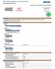 Belden-3082K  CL2 (Flat) 扁平型電纜 DeviceBus® for ODVA DeviceNet™