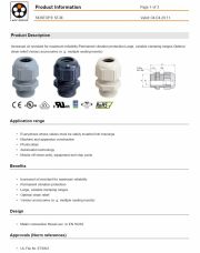 LAPP-SKINTOP® ST-M Increased oil resistant for maximum reliability; Permanent vibration protection;產品圖