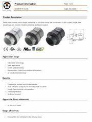 LAPP-SKINTOP® CLICK Fewer parts, counter nut no longer needed; Up to 70% time saving due to innovative CLICK system產品圖