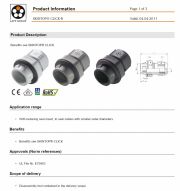 LAPP-SKINTOP® CLICK-R With reducing seal insert, to seal cables with smaller outer diameters產品圖