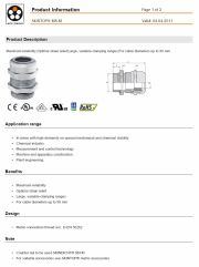 LAPP-SKINTOP® MS-M Optimal strain relief; Large, variable clamping ranges; For cable diameters up to 98 mm 工業級連接器產品圖