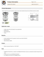 LAPP-SKINDICHT® SKZ-M Incised sealing ring can be ajusted to clamp several cable diameters工業級連接器