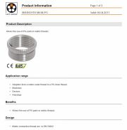 LAPP-SKINDICHT® MA-M/PG    Adapters from a metric outer thread to a PG inner thread工業級連接器