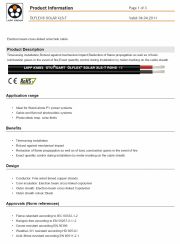 LAPP-ÖLFLEX® SOLAR XLS-T Electron beam cross-linked solar twin cable 太陽能用電線產品圖