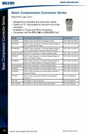 ICM-RG6-RCAWR RG6 RCA Connector w/ Internal Sealing Rings RG6同軸電纜高解晰度擠壓式 RCA 接頭